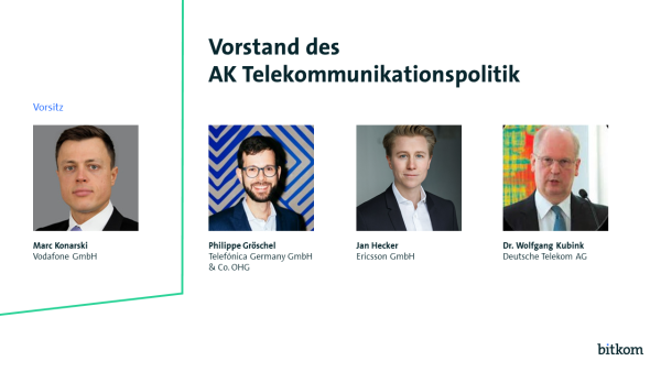 Vorstand des AK Telekommunikationspolitik